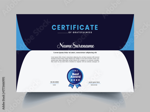 certificate design template