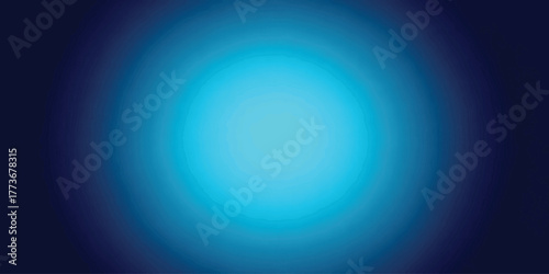 Abstract Blue Gradient Circle Background