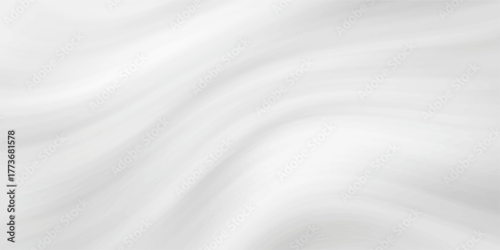 Naklejka premium Wavy white silk satin fabric with a soft, smooth texture creating a flowing luxury backdrop