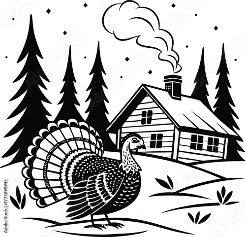 Close up abstract monochrome portrait of a thoughtful person abstracted detail isolated on transparent background