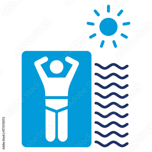 Sunbathing Icon