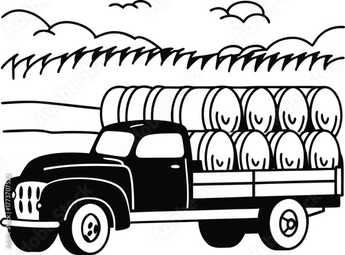 Abstract dark swirls of ink creating a mystical celestial nebula formation isolated on transparent background