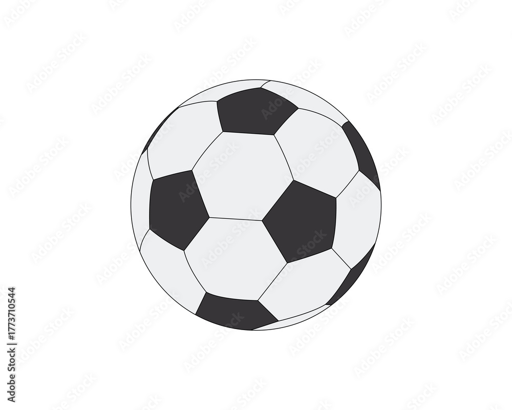 Fototapeta premium football icon vector design with white background