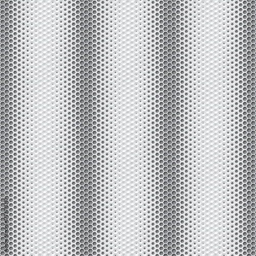 mosaic pattern made from hexagonal honeycomb shape, black and white vector illustration