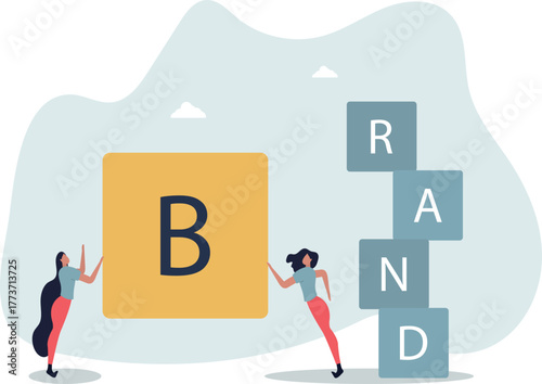 Build branding or brand awareness, marketing or advertising for company reputation, strategy to promote product or sales strategy concept.life and employment of people.