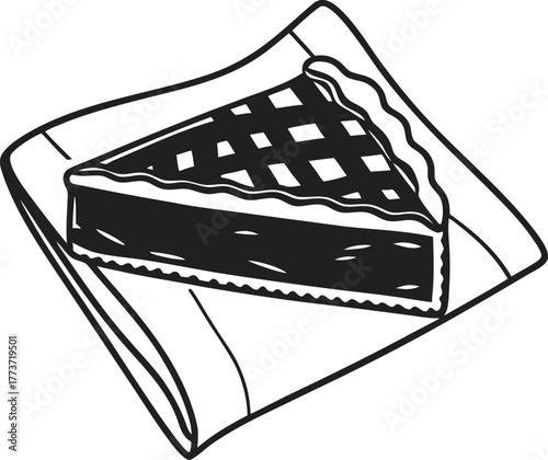 A delicious slice of pizza wrapped in paper packaging for takeout or delivery isolated on transparent background