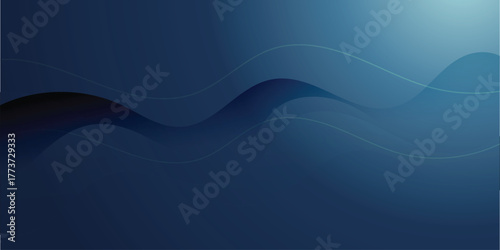 Abstract Shapes navy blue gradient background