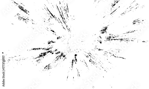 Abstract sun ray texture with black and white grunge
Grunge burst texture with radiating ink style lines