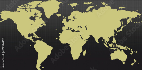 world map high quality vector illustration	