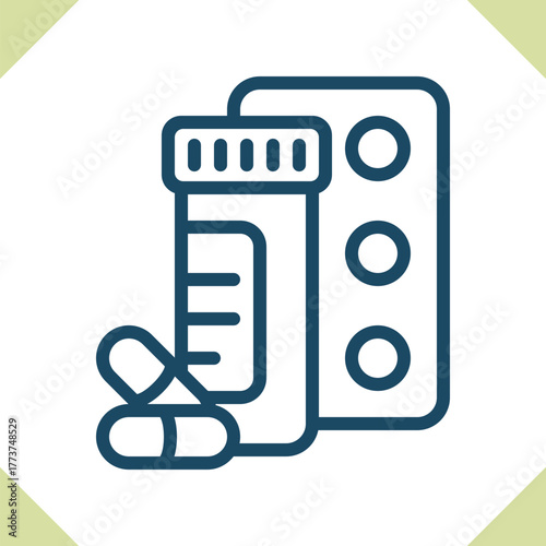 Pill Bottle Icon
