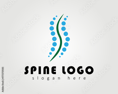 spine logo vector illustration simple for business company