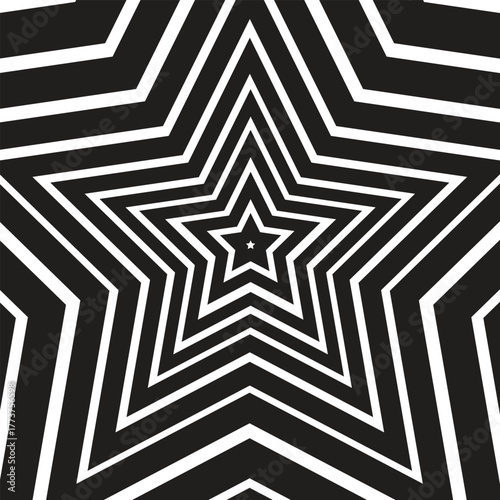star vector pattern optical illussion design illustration 