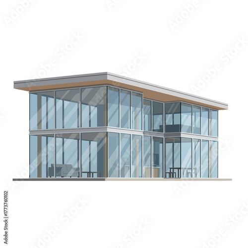 Modern Architectural Marvel Glass-Walled Contemporary House Design