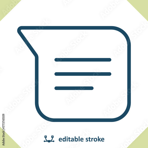 Chat Bubble - Speech Bubble Icon