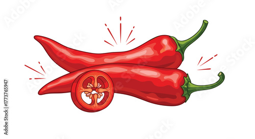 Spicy red chili peppers can add a fiery kick to your favorite dishes and recipes.