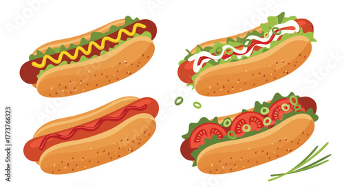 Discover the delicious world of classic hot dogs and their tasty toppings.