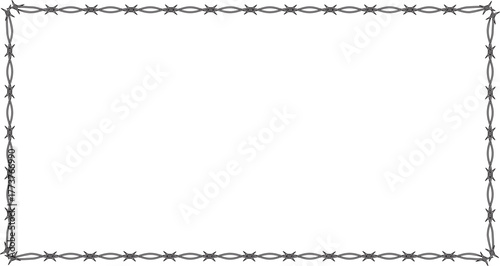 barbed wire frame 2026
