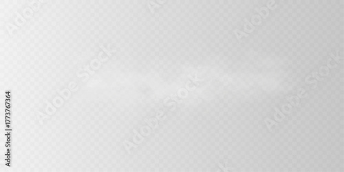 Overlay Smoke Texture PNG Isolated on Transparent Background.