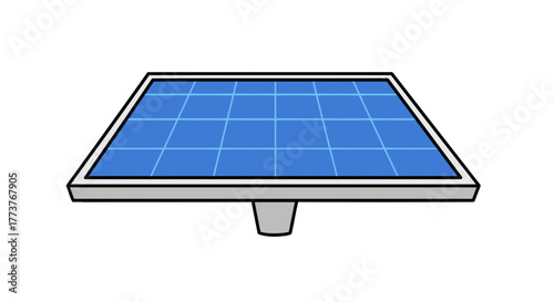 Solar Panel Illustration