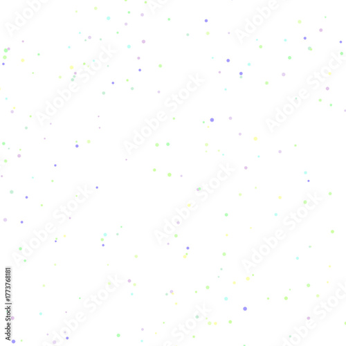 Pastel confetti on white background festive celebration backdrop spring and summer event with colorful sprinkles decorative elements