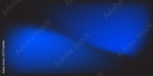 Deep blue ocean gradient wallpaper. Abstract deep dark navy underwater background. Night sky and deep water surface design. Blur sea backdrop for presentation, brochure, poster, banner. Vector