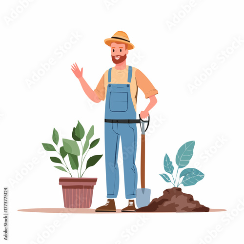 Person gardening – Nature, plants, outdoor, hobby