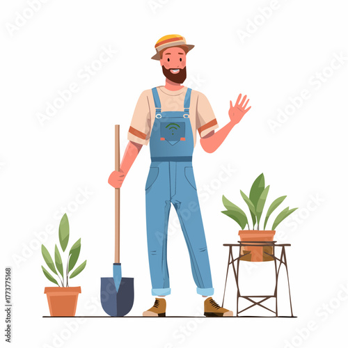 Person gardening – Nature, plants, outdoor, hobby