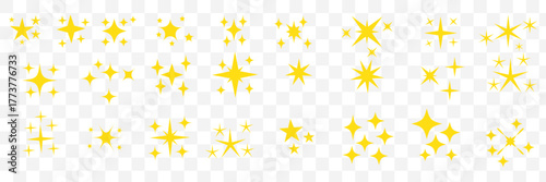 blinking shining star, sparks and sparkle shapes vector illustration. sparkle star icon set. simple star burst symbo. Different twinkling stars collection. Star icons. Twinkling stars. Sparkles, 