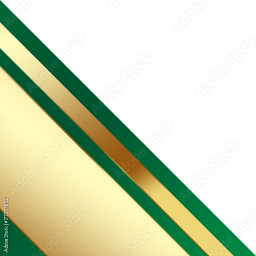 Free Download Green and Gold Luxury Corner Border Illustration - GFXLoad