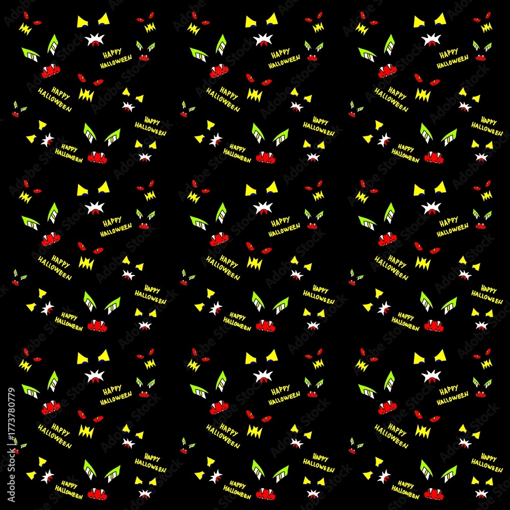 Obraz premium Halloween pattern abstract background 