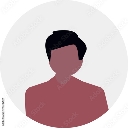 Modern young man avatar illustration with a friendly and approachable expression perfect for profiles and digital identity