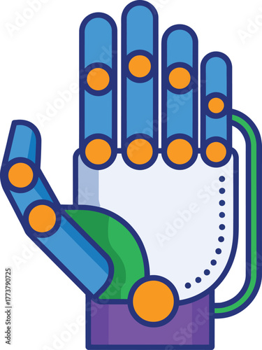 Robotic Hand or Prosthetic Icon