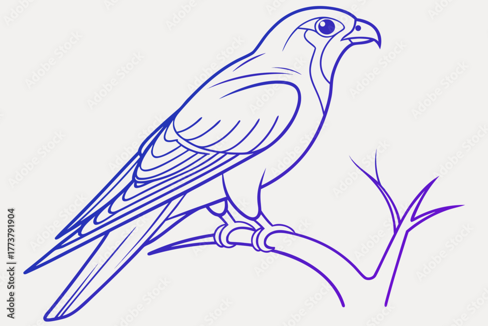 Fototapeta premium Gradient Stroke Outline Icons