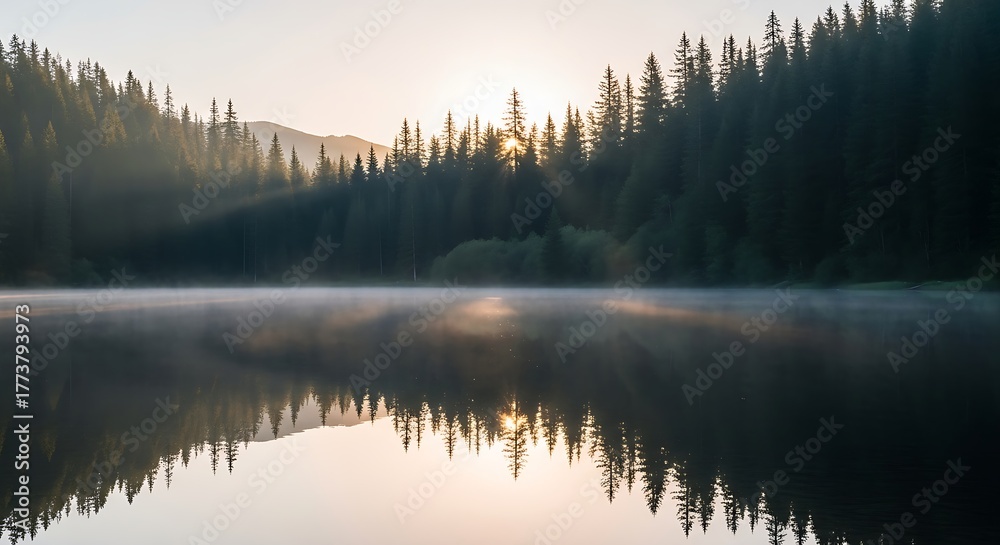 Fototapeta premium Young woman practicing yoga on beach during sunrise, wellness and meditation concept