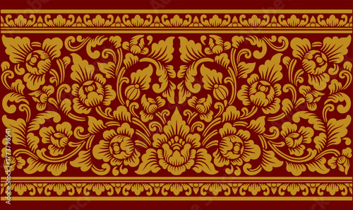 Balinese ornament line art vector premium 8