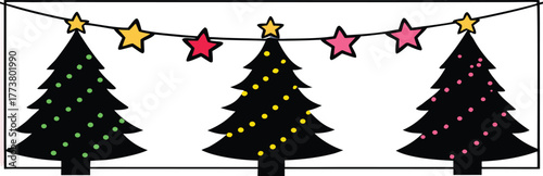christmas tree vector