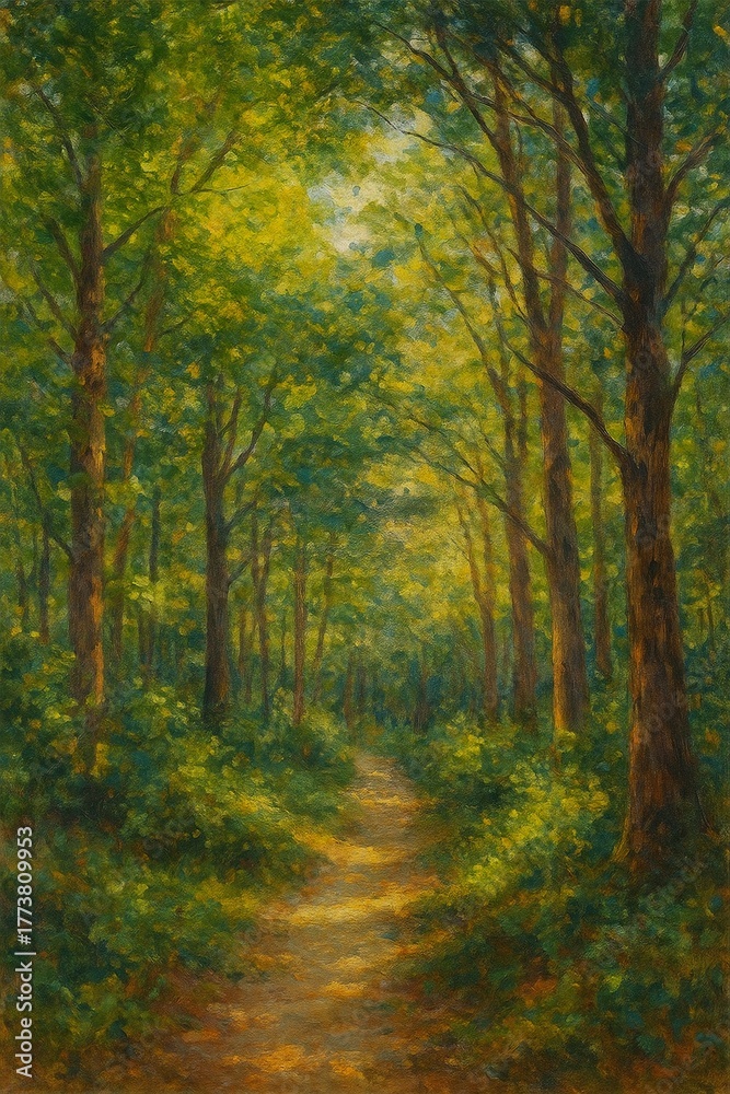 Obraz premium Forest path