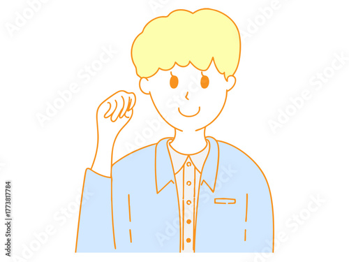 イラスト　男性　女性　素材　挿絵