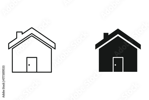 House icon isolated on white background