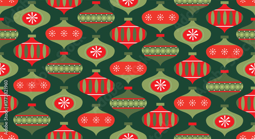 christmas decoration seamless pattern design