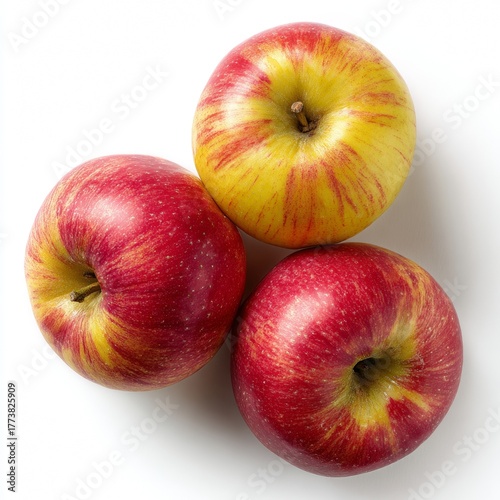 Fresh red apples, ripe and ready to enjoy