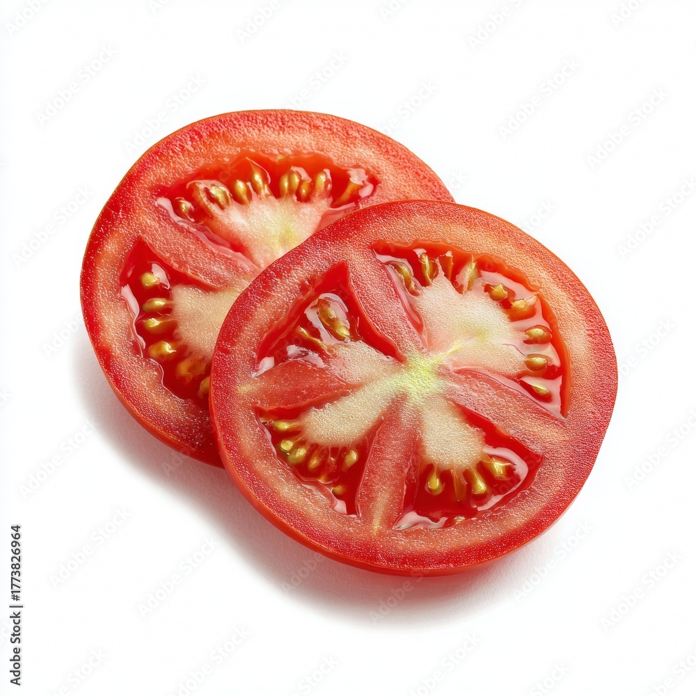custom made wallpaper toronto digitalFreshly sliced red tomatoes, showcasing their juicy and vibrant interior
