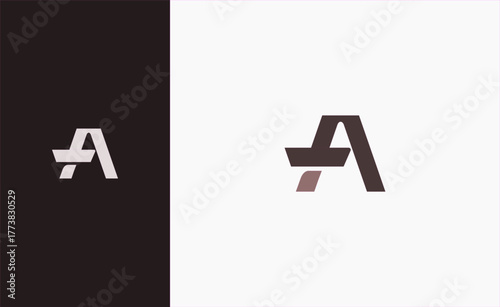 Modern and professional A letter logo design for company branding and corporate identity