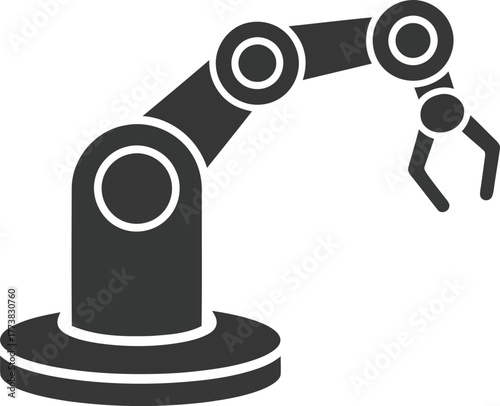 Industrial robotic arm for manufacturing and automation