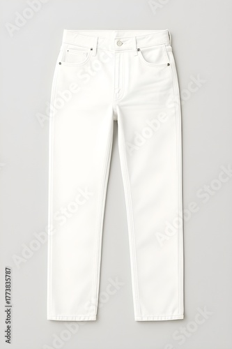 White Pants on Flat Surface