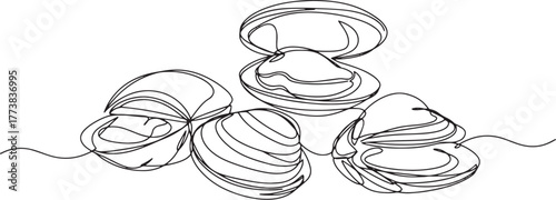 Elegant continuous line drawing showcases simplicity and fresh c