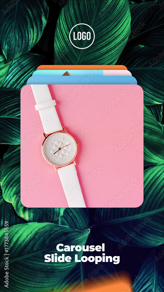 Carousel Slide Looping Stock Template | Adobe Stock