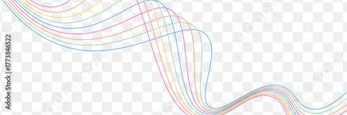 Creative abstract curved line texture background