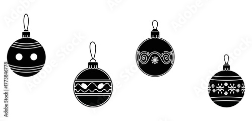 christmas icons set