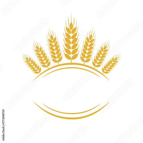 Wheat Ears Logo Vector Illustration